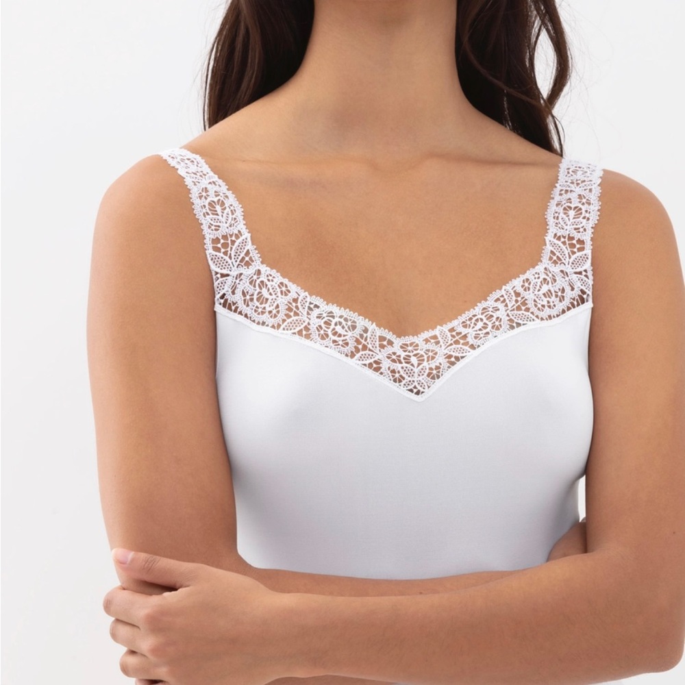 White Lace Tank
